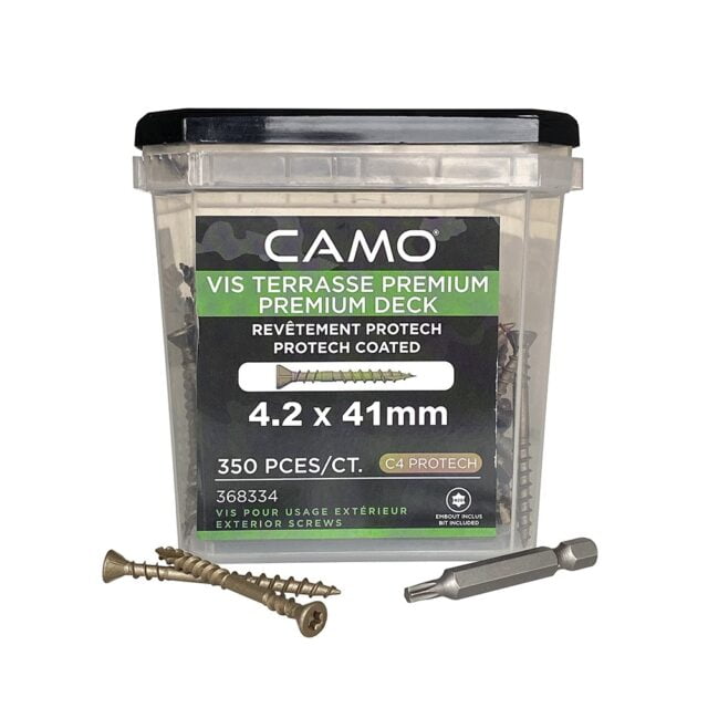 Samorezy dlya terrasy CAMO ProTech C4 Premium Decking 4.2x41 mm T20 350sht