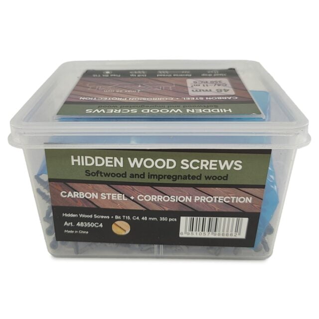 Samorezy dlya terrasy Hidden Wood Screws C4 48 mm 350 sht 3