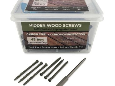 Samorezy dlya terrasy Hidden Wood Screws C4 48 mm 350 sht