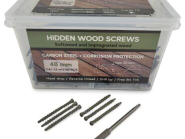 Samorezy dlya terrasy Hidden Wood Screws C4 48 mm 700 sht