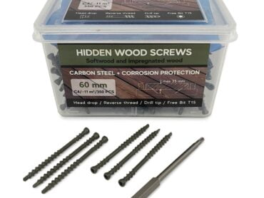 Samorezy dlya terrasy Hidden Wood Screws C4 60 mm 350 sht