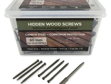 Samorezy dlya terrasy Hidden Wood Screws C4 60 mm 700 sht