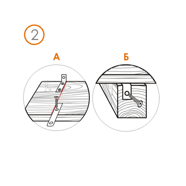 Схема монтажа террасной доски на скрытый крепеж ранфикс ПЛАСТИНА 190мм
