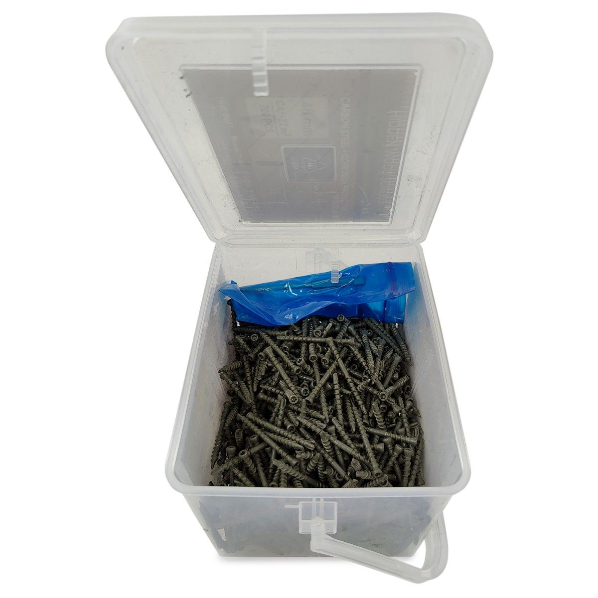Саморезы для скрытого монтажа планкена и террасной доски Finka Hidden Deck Screws из нержавеющей стали A2 48 мм, упаковка 350 штук