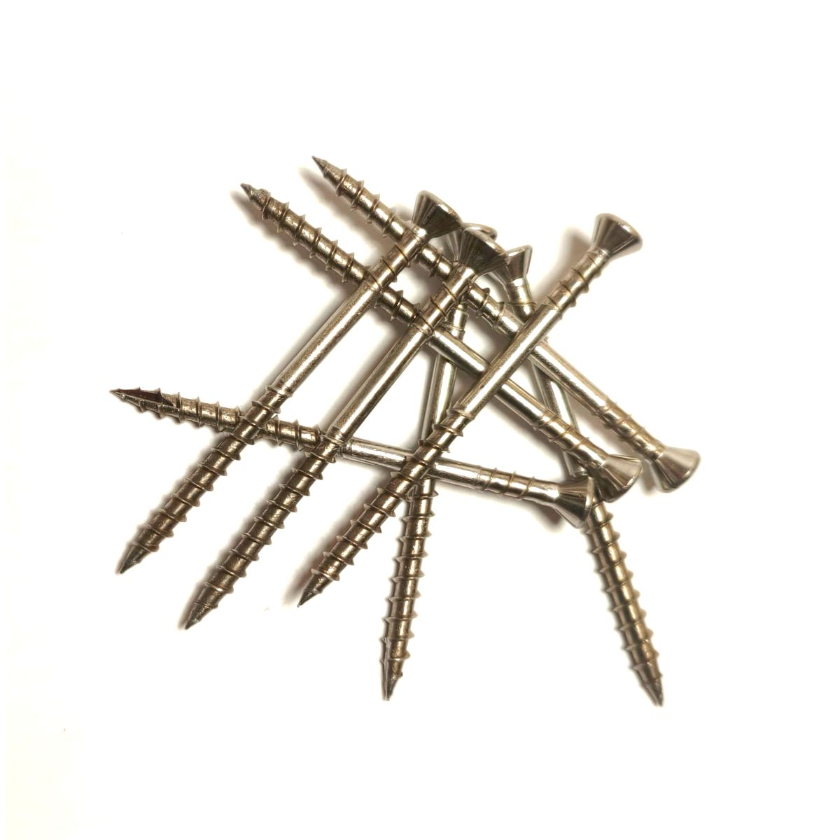 Саморезы для террасной доски Finka Deck Screws А2 4,8x75 мм для крепления террас из лиственницы и термодревесины