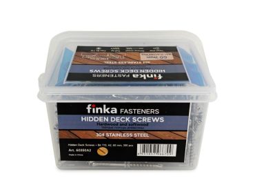 саморезы для террасы из нержавеющей стали 60мм finka hidden deck screws