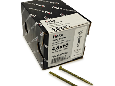 Шурупы флюгельные Finka Wing Screws 4,8x65 TX25 Ruspert, 180шт